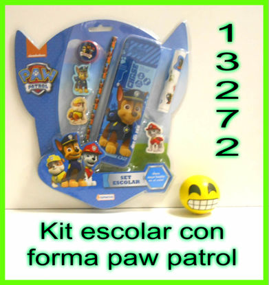Imagen de KIT ESCOLAR CON FORMA " PAW PATROL" 8.24